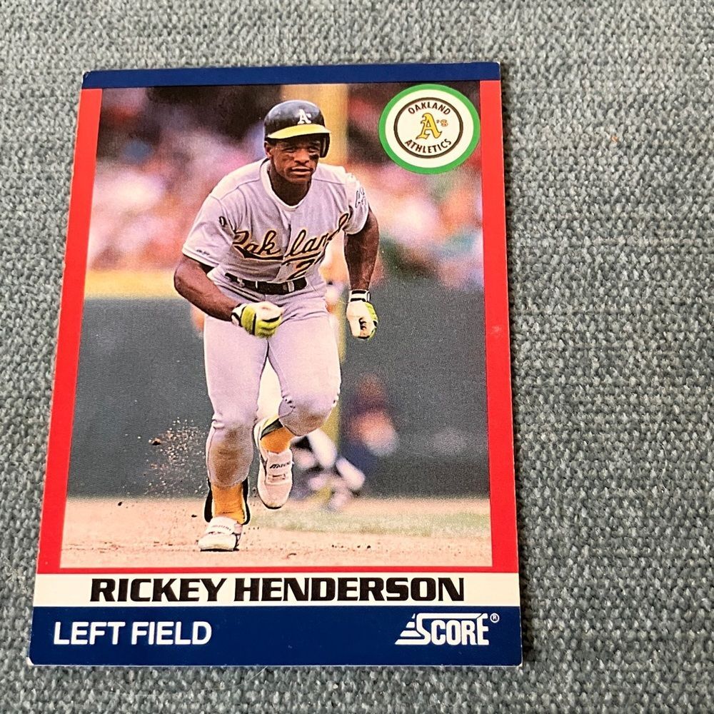 1991 Score Oakland A's Baseball Card Trading Card